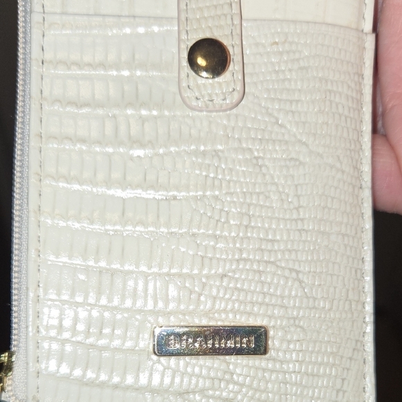 Brahmin Credit Card Wallet in Pearl All Over Lizard. NWT - Picture 6 of 10